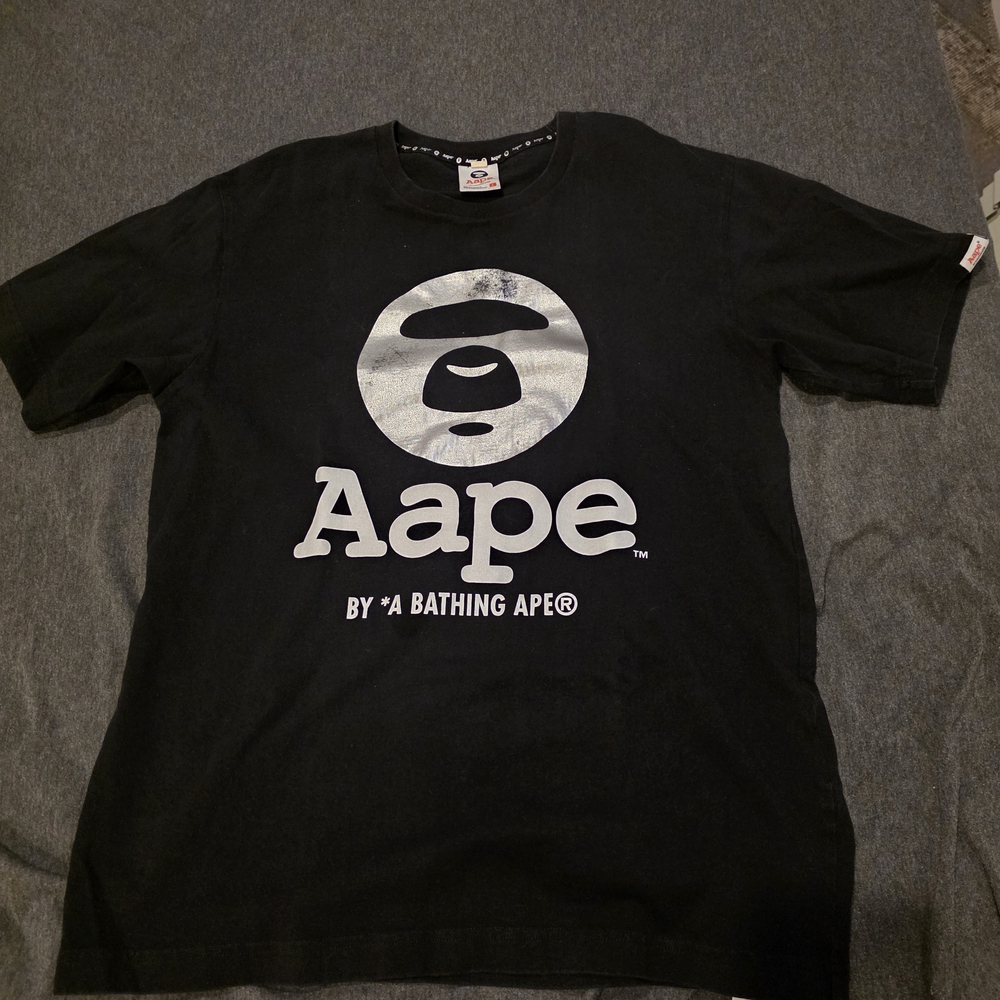 Aape Black Graphic T-Shirt